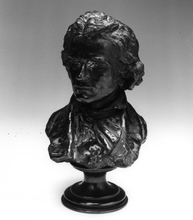 Ritratto di Ludwig van Beethoven (busto) di Ezekiel Moses Jacob (ultimo quarto s